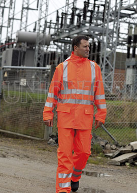 Hivis & Safety PU Rainwear